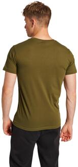 Fruit of the Loom Heren Crew Neck Korte Mouw T-shirt-Olijf (5 Pack) - 3XL