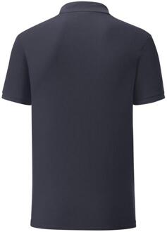 Fruit of the Loom Heren getailleerd polo shirt Blauw