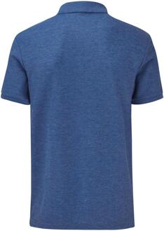 Fruit of the Loom Heren getailleerd polo shirt Navy/blauw