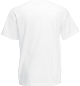 Fruit of the Loom Heren Heavy Weight ® Katoenen T-shirt Korte Mouwen (Wit) - 3XL