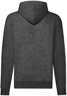 Fruit of the Loom Heren Hooded Sweatshirt (Donkere Heide) - maat M Donkergrijs