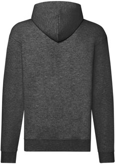 Fruit of the Loom Heren Hooded Sweatshirt (Donkergrijze heide) - maat 2XL Donkergrijs
