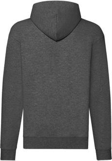Fruit of the Loom Heren Hoodie Heather (Donkere Heide Grijs) - maat Donkergrijs