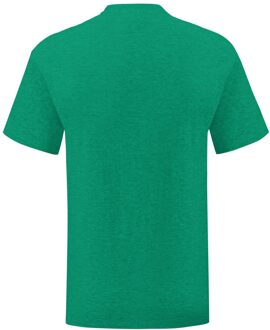 Fruit of the Loom Heren Iconic 150 Heather T-Shirt (Heide Groen)
