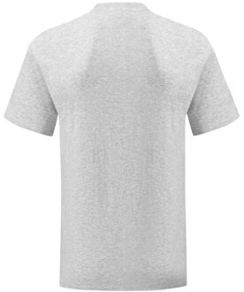 Fruit of the Loom Heren iconic 150 heather t-shirt - maat 5XL Grijs