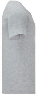 Fruit of the Loom Heren iconic 150 heather v hals t-shirt Grijs - 5XL