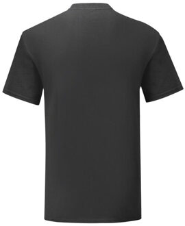 Fruit of the Loom Heren iconic 150 v hals t-shirt Zwart - XXXL
