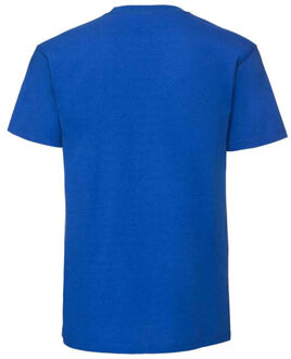 Fruit of the Loom Heren iconic 195 premium ringspun katoen t-shirt Blauw - M