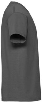 Fruit of the Loom Heren iconic 195 premium ringspun katoen t-shirt Grijs - M