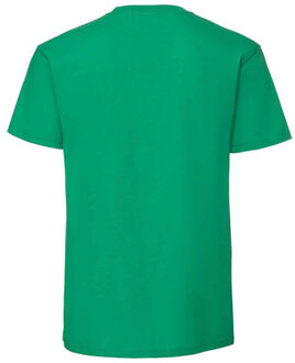 Fruit of the Loom Heren iconic 195 premium ringspun katoen t-shirt Groen - S
