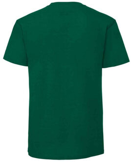 Fruit of the Loom Heren iconic 195 premium ringspun katoen t-shirt Groen - S