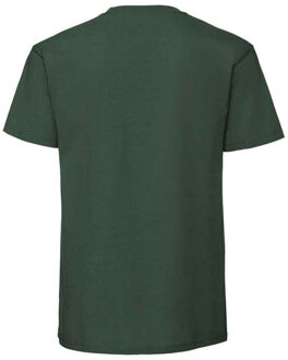Fruit of the Loom Heren iconic 195 premium ringspun katoen t-shirt Groen - S