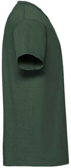 Fruit of the Loom Heren iconic 195 premium ringspun katoen t-shirt Groen - XXL / XXXL