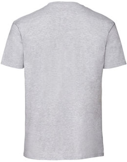 Fruit of the Loom Heren Iconic 195 Premium Ringspun Katoen T-Shirt (Heide Grijs) - maat M
