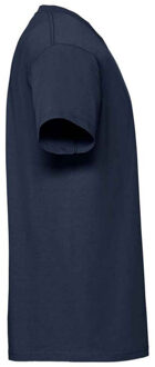 Fruit of the Loom Heren iconic 195 premium ringspun katoen t-shirt - maat M Blauw