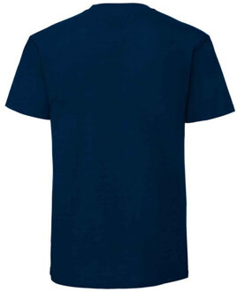 Fruit of the Loom Heren iconic 195 premium ringspun katoen t-shirt - maat S Blauw