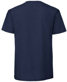 Fruit of the Loom Heren iconic 195 premium ringspun katoen t-shirt - maat XXL / XXXL Blauw
