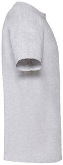 Fruit of the Loom Heren iconic 195 premium ringspun katoen t-shirt - maat XXL / XXXL Grijs