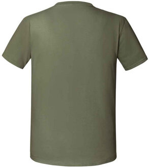 Fruit of the Loom Heren iconic 195 premium ringspun katoen t-shirt - maat XXL / XXXL Groen
