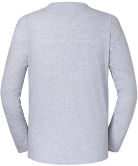Fruit of the Loom Heren Iconic 195 Premium T-shirt met lange mouwen (Heide Grijs) - 3XL