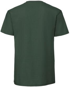 Fruit of the Loom Heren iconic premium ringspun katoen t-shirt Groen