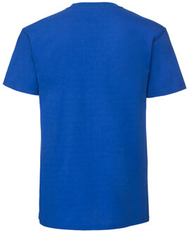 Fruit of the Loom Heren Iconic Premium Ringspun Katoen T-Shirt (Koningsblauw) - maat S