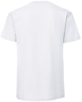 Fruit of the Loom Heren Iconic Premium Ringspun Katoen T-Shirt (Wit) - 4XL