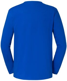 Fruit of the Loom Heren Iconic Premium T-shirt met lange mouwen (Koningsblauw) - 3XL