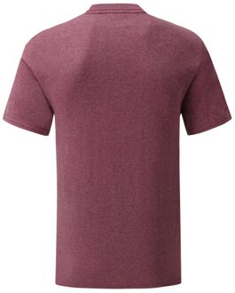 Fruit of the Loom Heren Iconisch 150 T-Shirt (Bourgondische heide) Kastanjebruin
