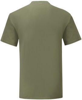 Fruit of the Loom Heren Iconisch 150 T-Shirt (Klassieke Olijf) - maat 3XL Groen