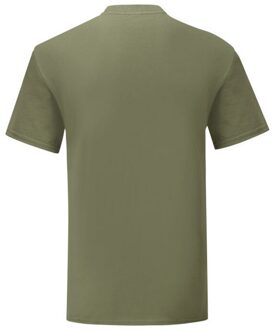 Fruit of the Loom Heren Iconisch 150 T-Shirt (Klassieke Olijf) - maat XL Groen