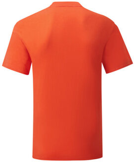 Fruit of the Loom Heren iconisch 150 t-shirt - maat L Oranje
