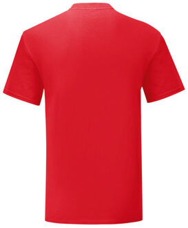 Fruit of the Loom Heren Iconisch 150 T-Shirt (Rood) - XL