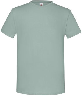 Fruit of the Loom Heren Iconisch 150 T-Shirt (Salie) - maat M Grijs