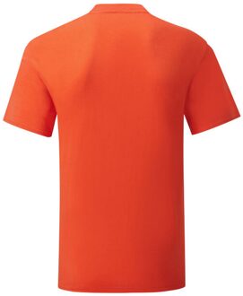 Fruit of the Loom Heren Iconisch 150 T-Shirt (Vlammen) - maat Oranje