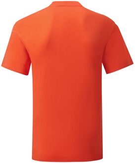Fruit of the Loom Heren Iconisch 150 T-Shirt (Vlammen) Oranje