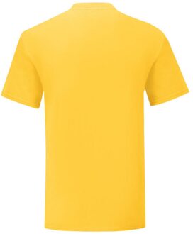 Fruit of the Loom Heren Iconisch 150 T-Shirt (Zonnebloem) - maat L Geel