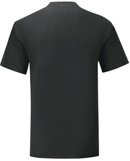 Fruit of the Loom Heren Iconische 150 T-Shirt met lange mouwen (Zwart) - maat 4XL