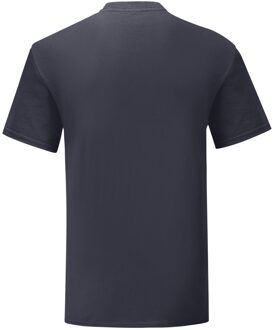 Fruit of the Loom Heren Icoon 150 T-shirt Heather (Deep Navy) - maat Blauw