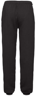 Fruit of the Loom Heren joggingbroek met elastische zoom Zwart - XXXL