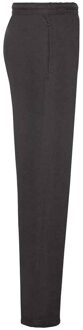 Fruit of the Loom Heren joggingbroek met open zoom (Zwart) - XL