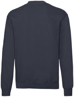 Fruit of the Loom Heren Klassiek 80/20 Ingezet Sweatshirt (Deep Navy) Blauw - 4XL