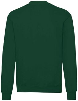 Fruit of the Loom Heren Klassiek 80/20 Ingezet Sweatshirt (Fles groen) - XL