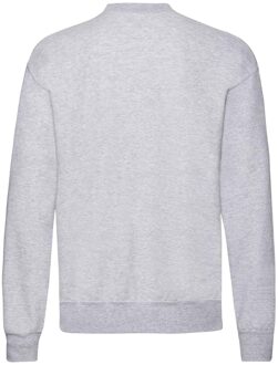 Fruit of the Loom Heren Klassiek 80/20 Ingezet Sweatshirt (Heide Grijs) - 3XL