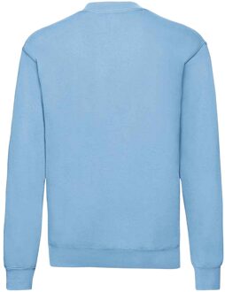 Fruit of the Loom Heren Klassiek 80/20 Ingezet Sweatshirt (Hemelsblauw) - XL