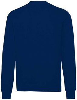Fruit of the Loom Heren Klassiek 80/20 Ingezet Sweatshirt (Marine) - maat 3XL Navy