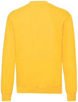 Fruit of the Loom Heren Klassiek 80/20 Ingezet Sweatshirt (Zonnebloem Geel) - maat 3XL
