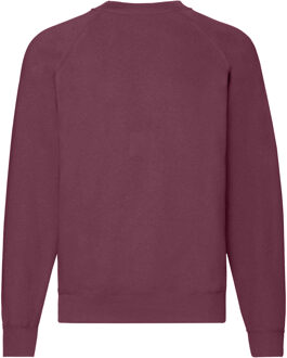 Fruit of the Loom Heren Klassiek 80/20 Raglan Sweatshirt (Bourgondië) Bourgogne - M