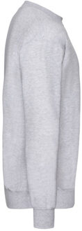 Fruit of the Loom Heren klassiek effen inzet sweatshirt Grijs - M