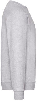 Fruit of the Loom Heren klassiek effen raglan sweatshirt - maat XXL / XXXL Grijs